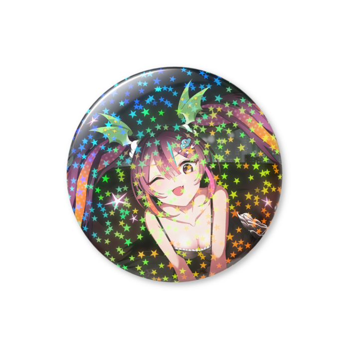 ホログラム缶バッジ - 76mm