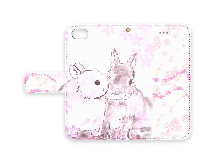 手帳型iPhoneケース - iPhone 8 / 7 - ストラップ穴 あり