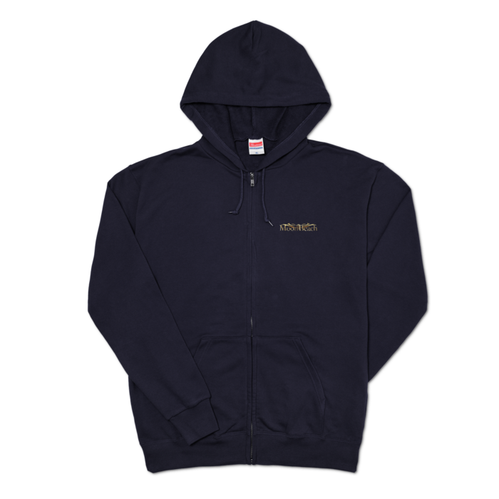 ジップパーカー - XL - ネイビー