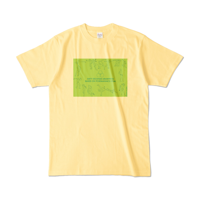 カラーTシャツ - L - ライトイエロー (淡色)