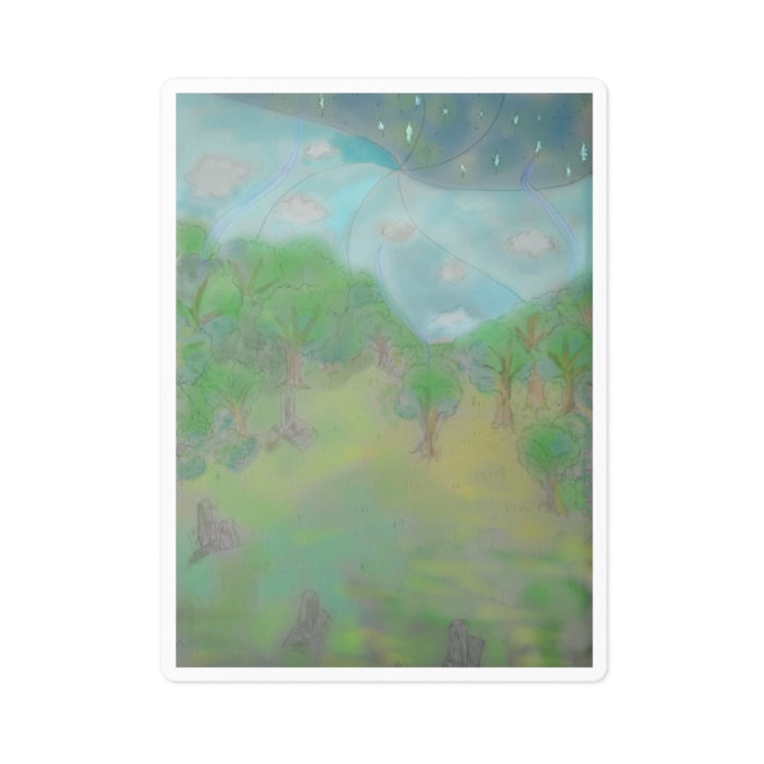 ステッカー - 100 x 100 (mm)