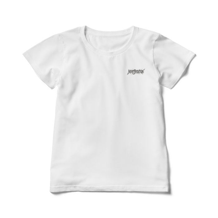 レディースTシャツ - LEFT CHEST / L / WHITE