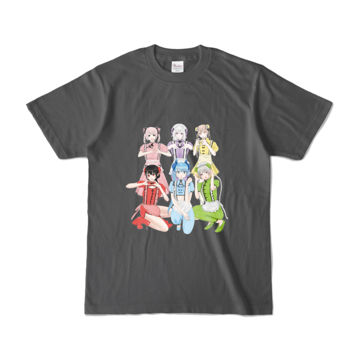 カラーTシャツ - S - チャコール (濃色)