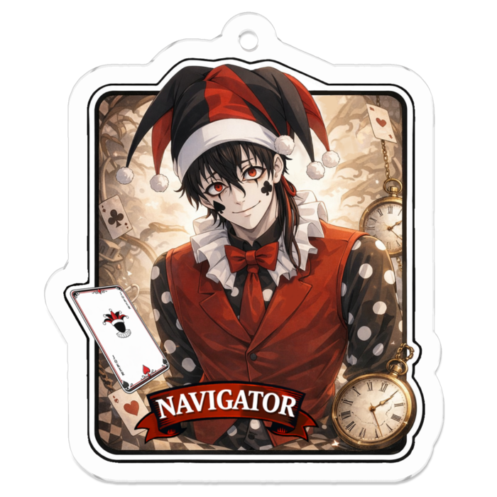 アクリルキーホルダー - 50 x 50 (mm)