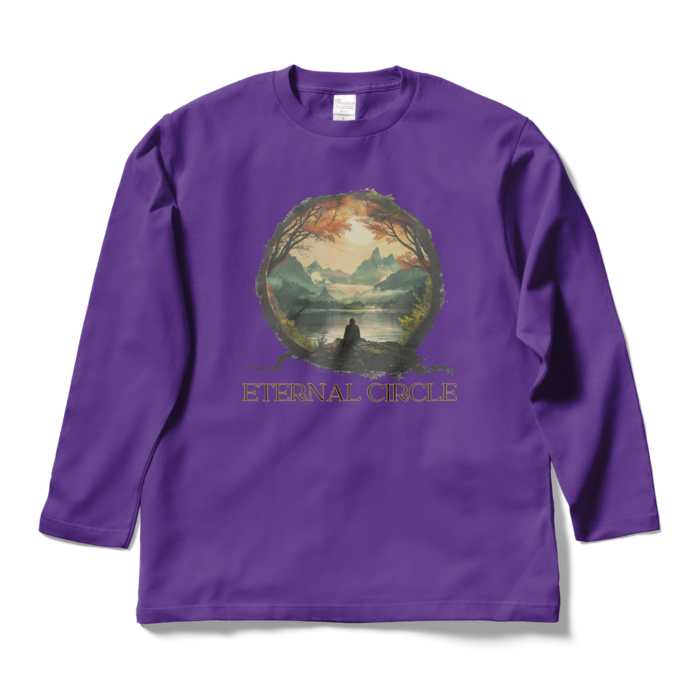 ロングスリーブTシャツ - L - パープル
