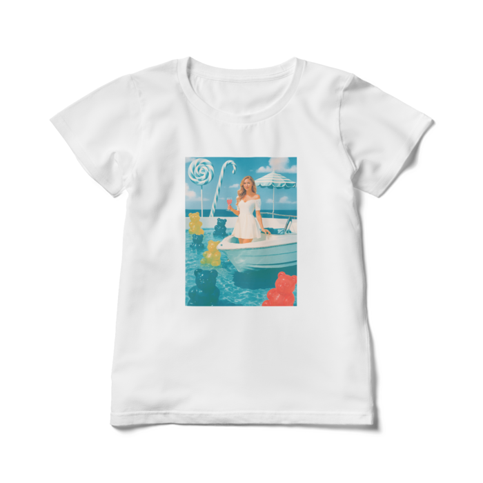 レディースTシャツ - L - 白