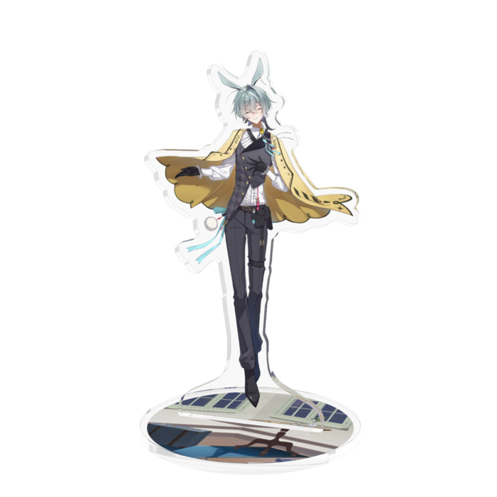 【立ち耳】キービジュアル アクリルフィギュア - 100x100mm