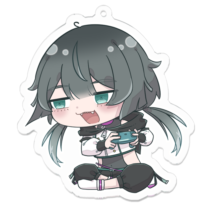 アクリルキーホルダー(コーティング) - 70 x 70 (mm)