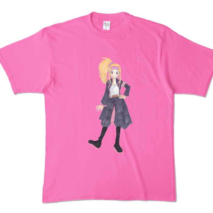 カラーTシャツ - XL - ピンク (濃色)