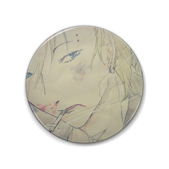 ヤンキー缶バッジ - 88mm
