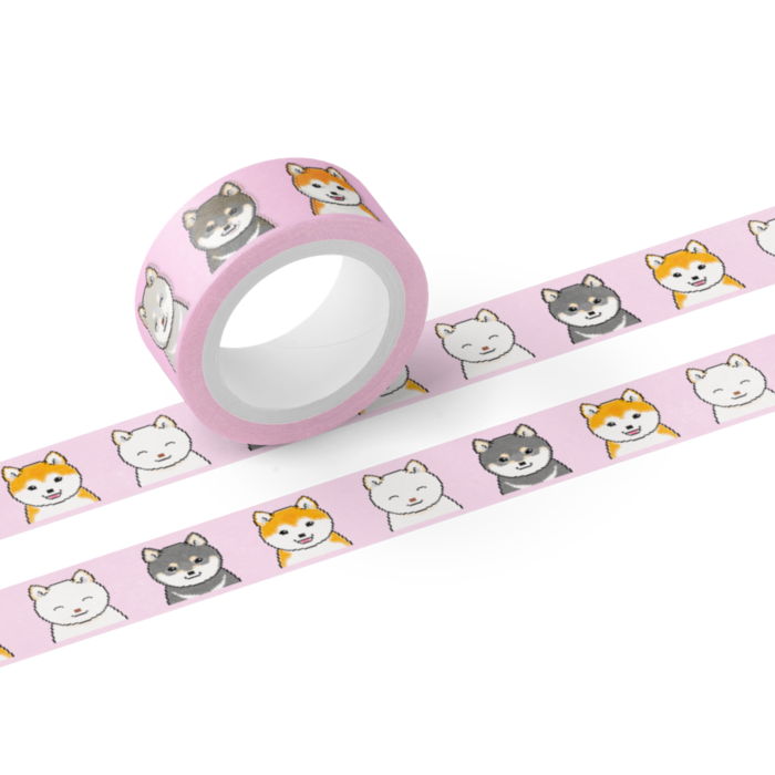 [ピンク] マスキングテープ - テープ幅 15mm/[Pink] Washi Tape
