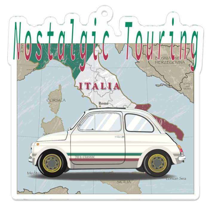 アクリルキーホルダー - 70 x 70 (mm)