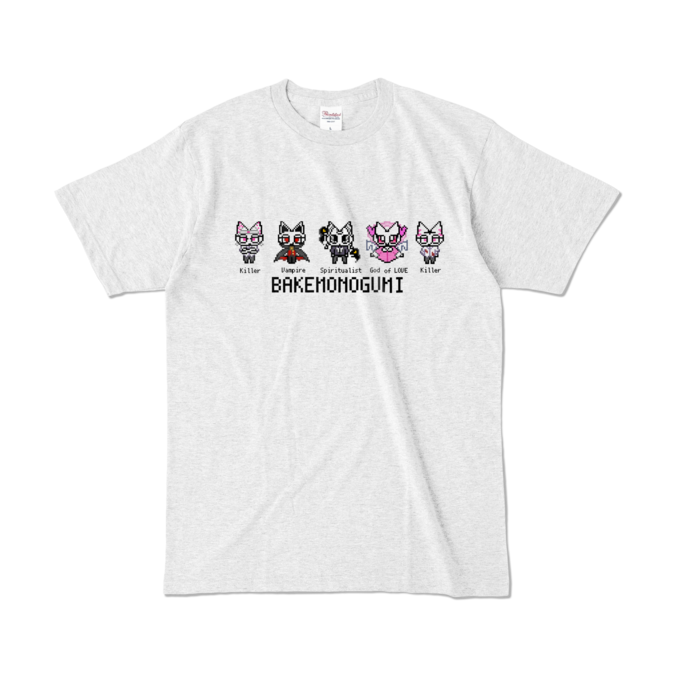 【Lサイズ】バケモノ組Tシャツ（アッシュ）