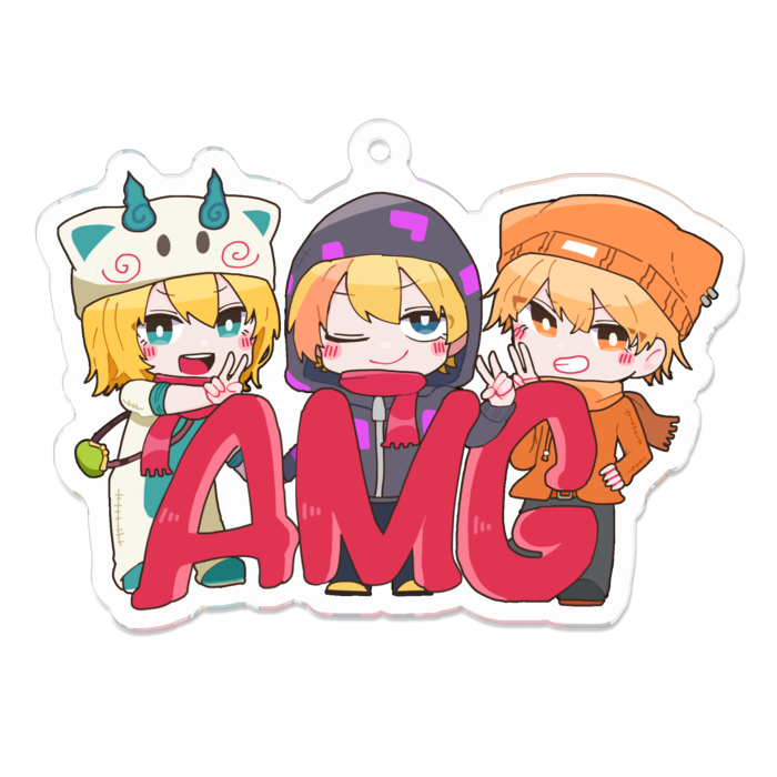 アクリルキーホルダー - 70 x 70 (mm)
