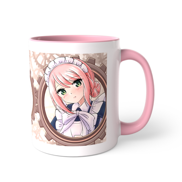 ツートンカラーマグカップ - 直径 8.2cm / 高さ 9.5cm