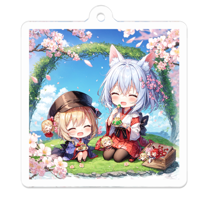 アクリルキーホルダー - 50 x 50 (mm)