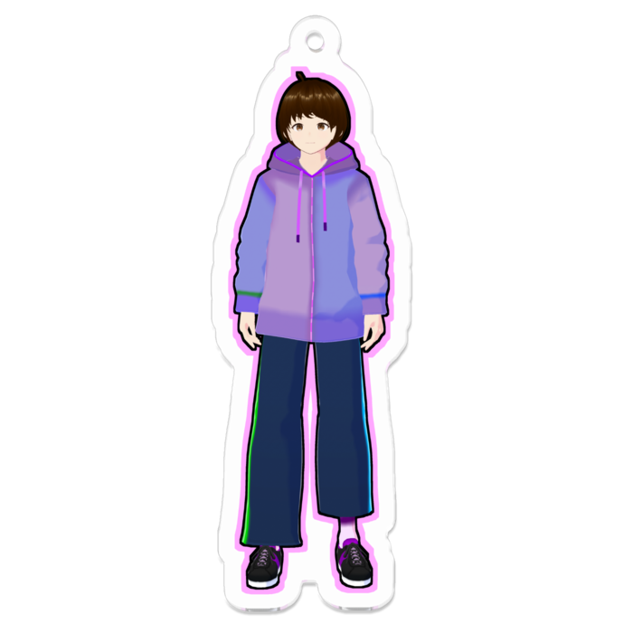 アクリルキーホルダー - 70 x 70 (mm)
