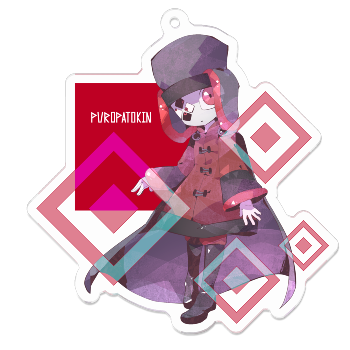 アクリルキーホルダー - 70 x 70 (mm)
