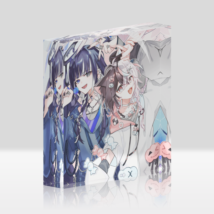 アクリルブロック - 100x100mm