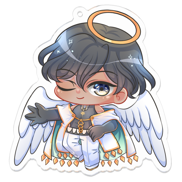 アクリルキーホルダー - 70 x 70 (mm)