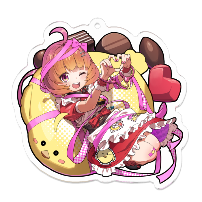 アクリルキーホルダー - 70 x 70 (mm)