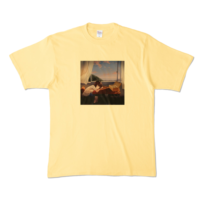 カラーTシャツ - XL - ライトイエロー (淡色)