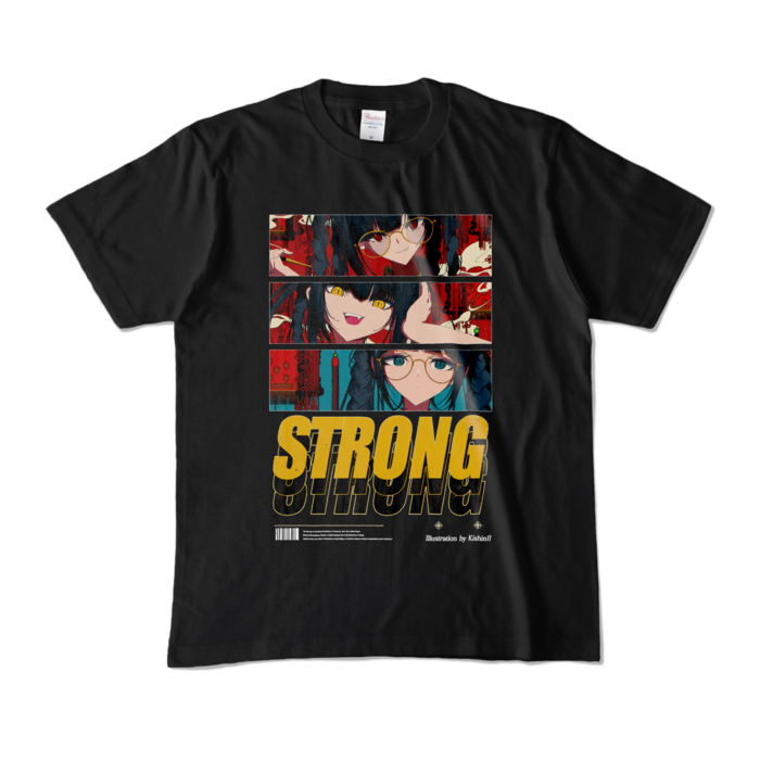カラーTシャツ - M - ブラック (濃色)