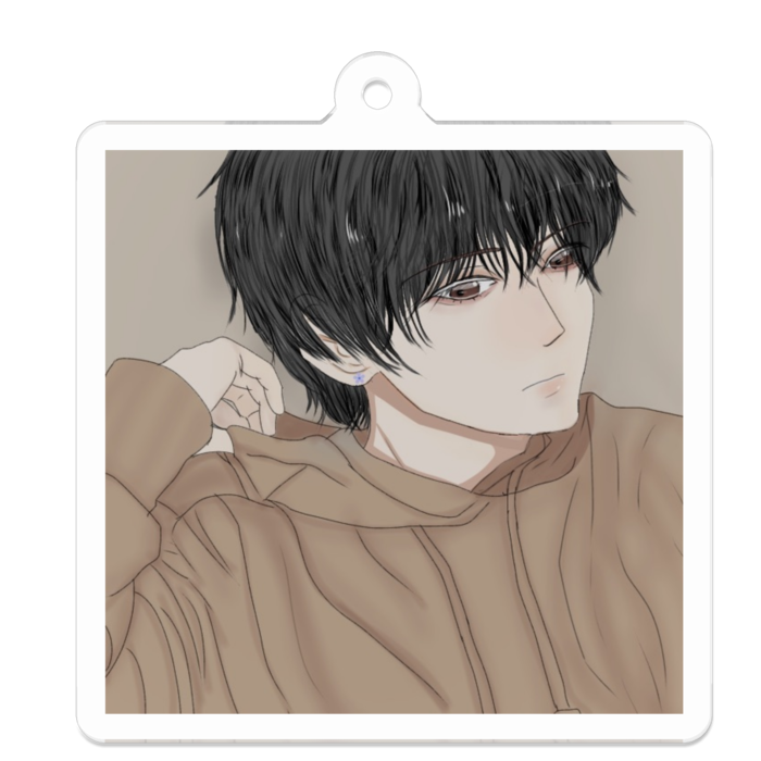 アクリルキーホルダー - 50 x 50 (mm)