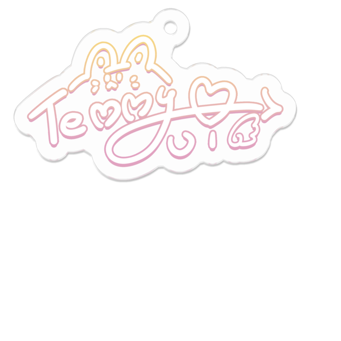 アクリルキーホルダー - 50 x 50 (mm)