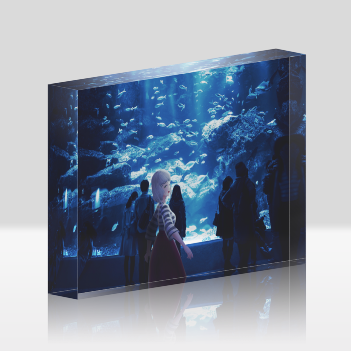 アクリルブロック - 148x100mm