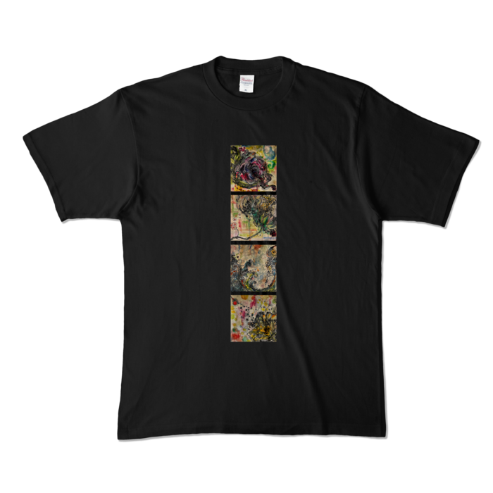 カラーTシャツ - XL - ブラック (濃色)