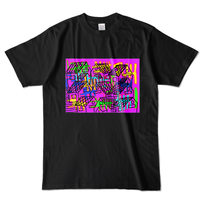 カラーTシャツ - L - ブラック (濃色)