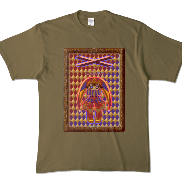 カラーTシャツ - XL - オリーブ (濃色)