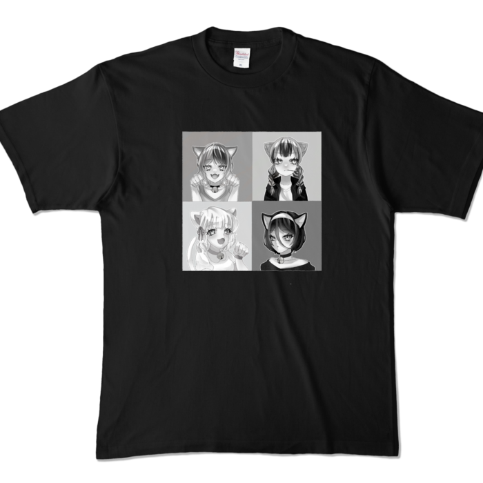 カラーTシャツ - XL - ブラック (濃色)