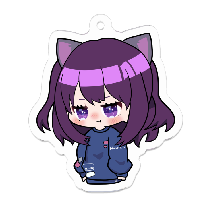 アクリルキーホルダー - 50 x 50 (mm)