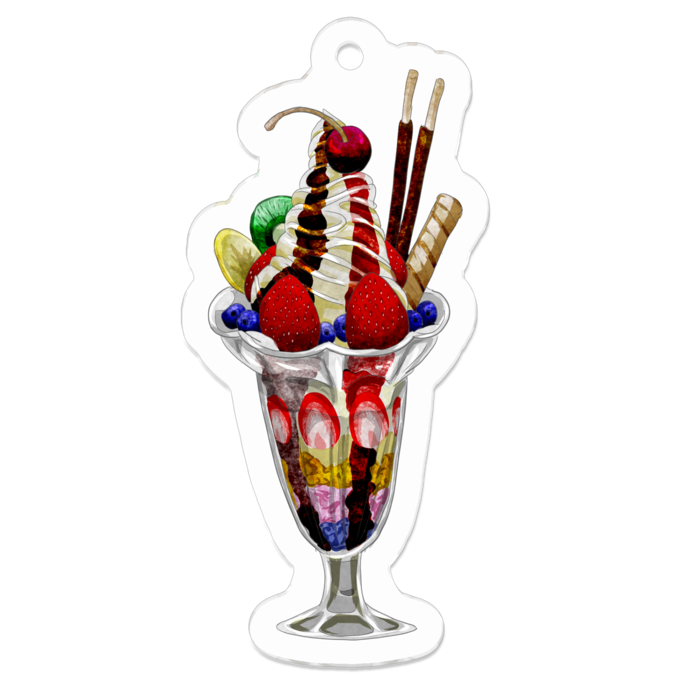 アクリルキーホルダー - 50 x 50 (mm)