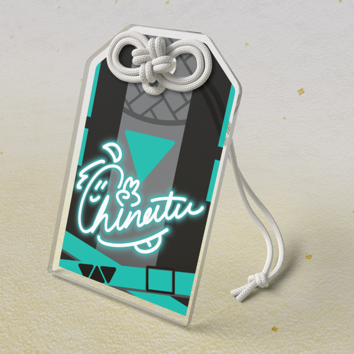 アクリルお守り - 50 × 80mm