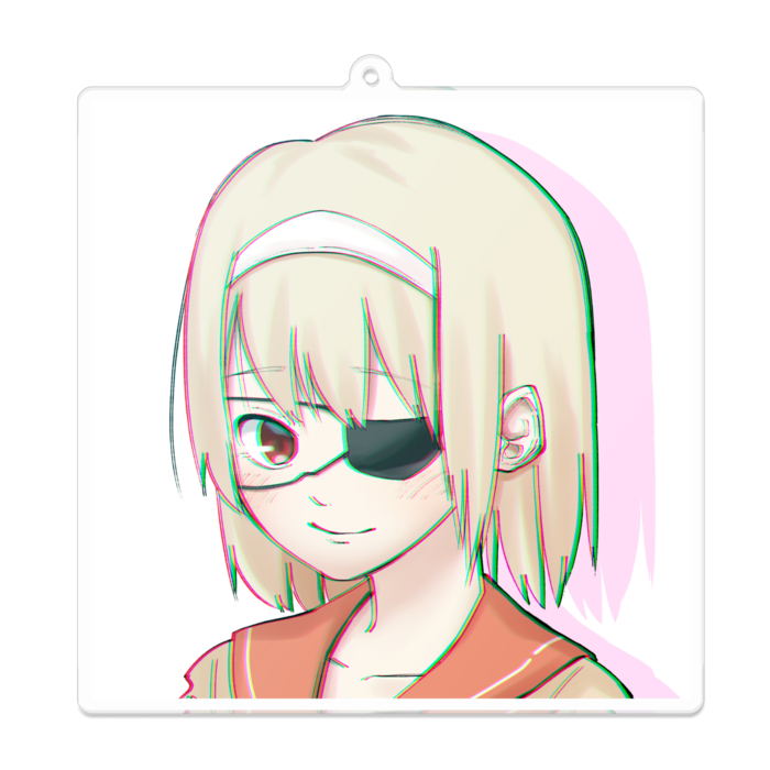 アクリルキーホルダー - 100 x 100 (mm)