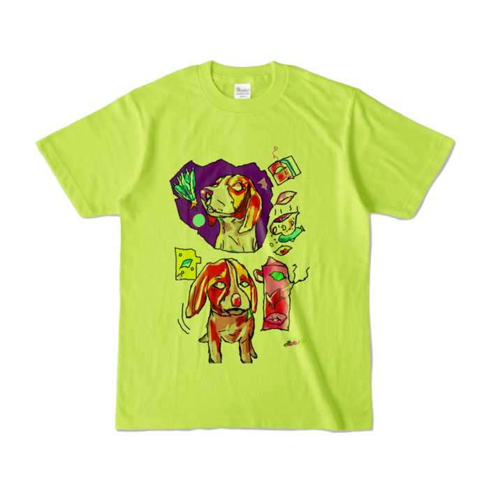カラーTシャツ - S - ライトグリーン (淡色)