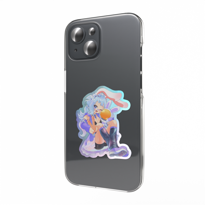 オーロラスマホステッカー - W55 × H91mm 以内
