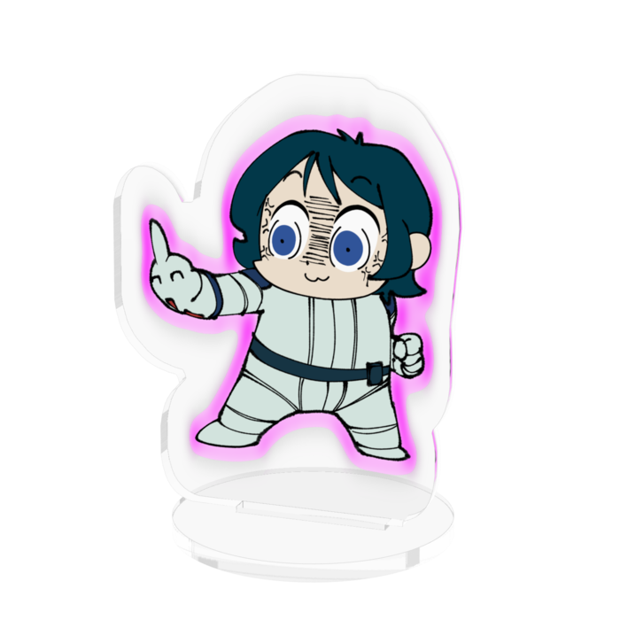 中指ームサーベルアクリルフィギュア(怒り顔版)