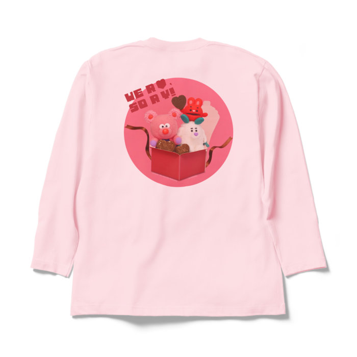 ロングスリーブTシャツ - XL - ライトピンク