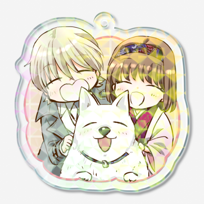 ホログラムアクリルキーホルダー - 50 × 50mm(モザイク)