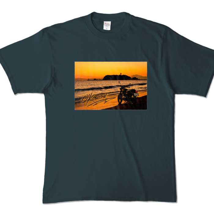 カラーTシャツ - XL - デニム (濃色)