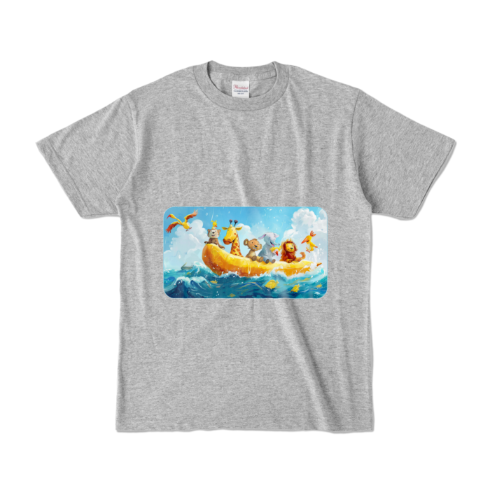 カラーTシャツ - S - 杢グレー (濃色)