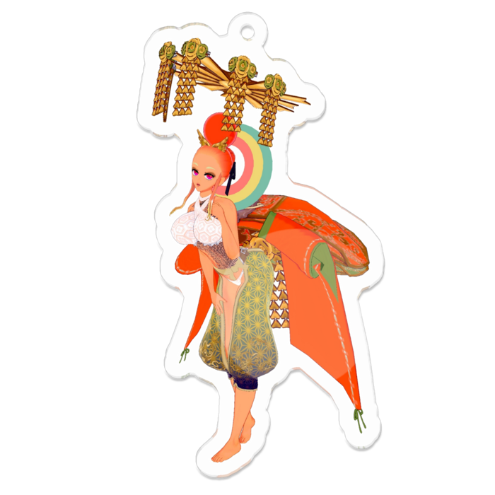 アクリルキーホルダー - 70 x 70 (mm)