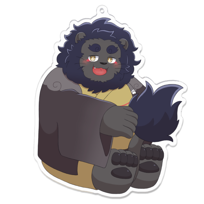 アクリルキーホルダー（コーティング） - 100 x 100 (mm)