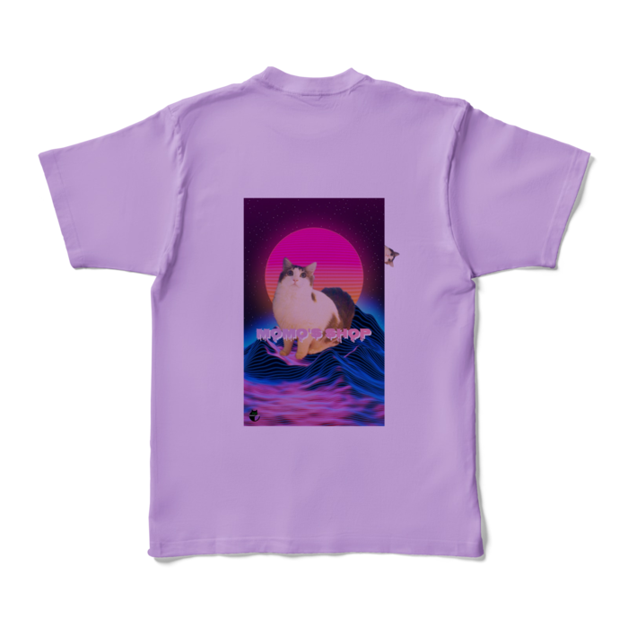 カラーTシャツ - XL - ライトパープル (淡色)(1)