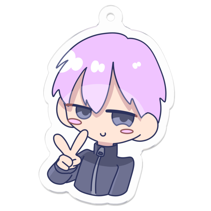 アクリルキーホルダー - 50 x 50 (mm)