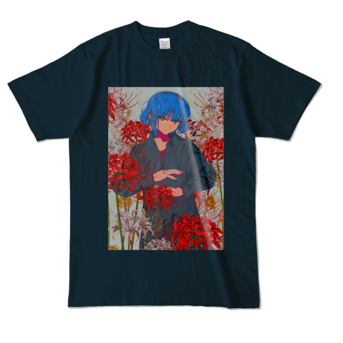 カラーTシャツ - L - ネイビー (濃色)